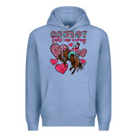 Colony Blue cowboy take me away Premium Hoodie - OliviaCreatesArt