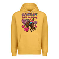Mustard cowboy take me away Premium Hoodie - OliviaCreatesArt
