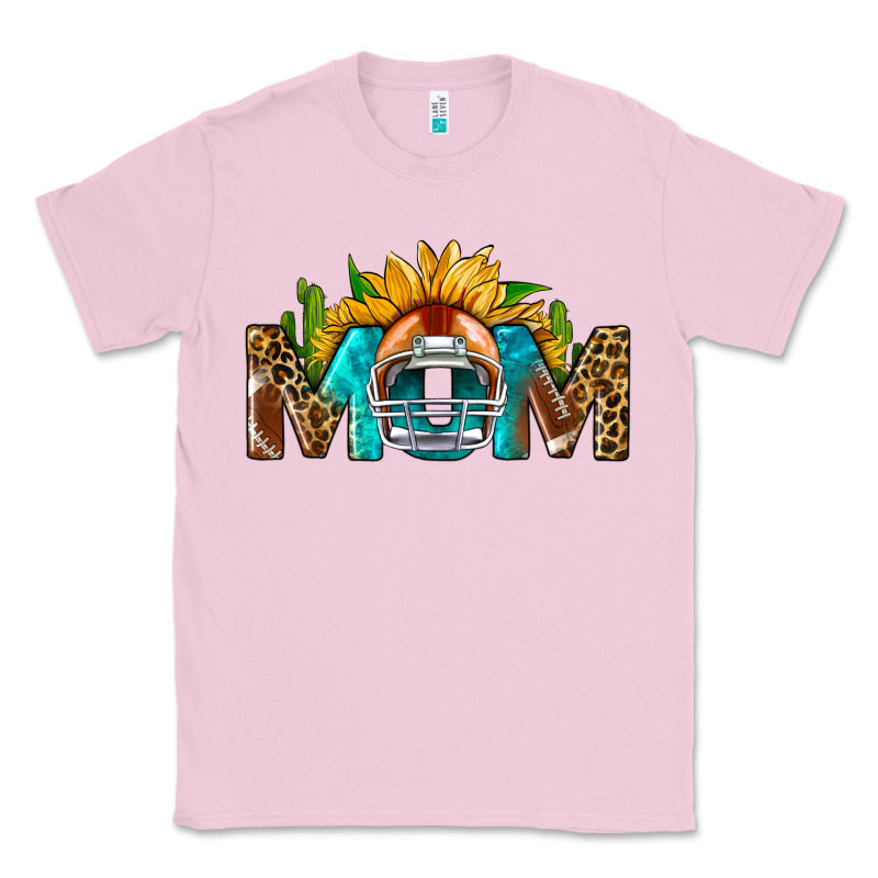 Football Mom Sunflower Leopard Classic Tee by BundleAndBundleShop | Teevron