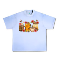 Grape Ice Honey And Bee With Flower Coffee Cup Urban Heavy Tee - BundleAndBundleShop