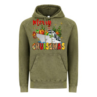 Vintage Olive merry cruisemas Vintage Hoodie - MaliasSmallBusiness