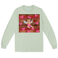 Matcha valentine's day cupid heart Long Sleeve Tee - RanaPortraitStore