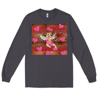 Smoke valentine's day cupid heart Long Sleeve Tee - RanaPortraitStore