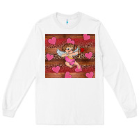 White valentine's day cupid heart Long Sleeve Tee - RanaPortraitStore