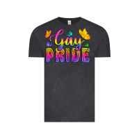 Vintage Black Gay Pride With Butterfly Vintage Tee - BundleAndBundleShop