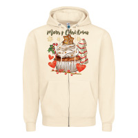 Sandshell merry christmas cupcake Zipper Hoodie - CowGirlArtShop