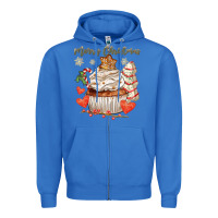True Royal merry christmas cupcake Zipper Hoodie - CowGirlArtShop