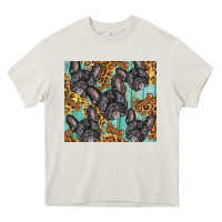 Cream french bulldog Heavy Core Tee - BarkalooDesign