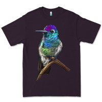 Plum Rivoli`s Hummingbird Premium Tee - LillyAllenDesigns