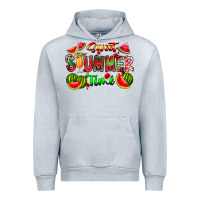 Heather Grey summer time Urban Hoodie - CowhideDigitalArt