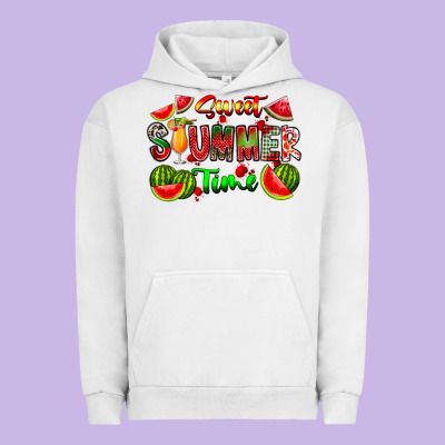 Summer Time Urban Hoodie Designed By Cowhidedigitalart