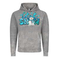 Cloud Rock let it snow winter snowman Vintage Hoodie - MaliasSmallBusiness