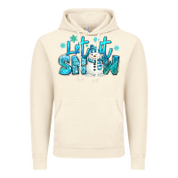 Vintage Artic let it snow winter snowman Vintage Hoodie - MaliasSmallBusiness