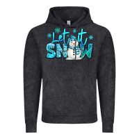 Let It Snow Winter Snowman Vintage Hoodie | Teevron