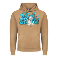 Vintage Camel let it snow winter snowman Vintage Hoodie - MaliasSmallBusiness