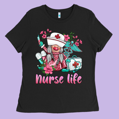 Nurse Gnomies Nurse  Life Spring Ladies Tee Designed By Barkaloodesign