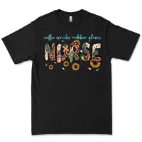 Black nurse coffee scrubs rubber gloves Premium Tee - JahusDesignShop