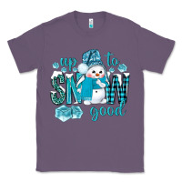 Lavender up to snow good and cute snowman Classic Tee - BundleAndBundleShop