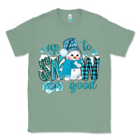 Sage up to snow good and cute snowman Classic Tee - BundleAndBundleShop