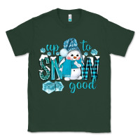 Sports Green up to snow good and cute snowman Classic Tee - BundleAndBundleShop
