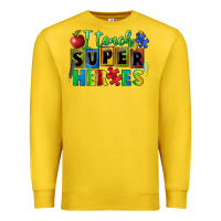 Lemon I teach super heroes Premium Sweatshirt - FaDigitalArtStudio