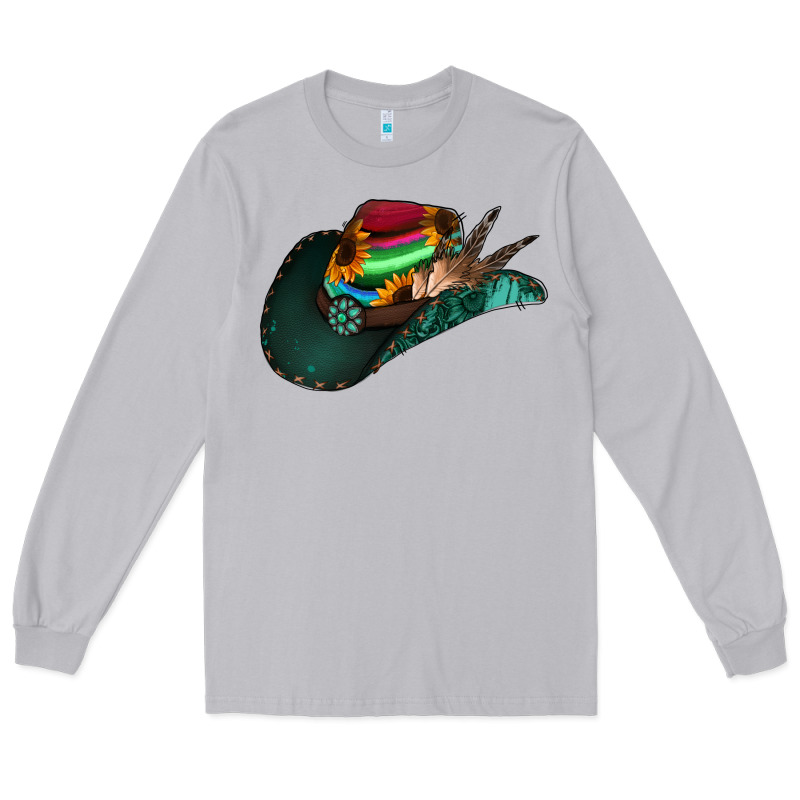 Aztec Sunflower Cowboy Hat Long Sleeve Tee by Bettercallsaul | Teevron