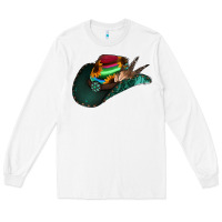 White Aztec Sunflower Cowboy Hat Long Sleeve Tee - Bettercallsaul