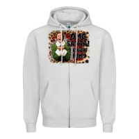 Dove Grey omg santa i know him elf Zipper Hoodie - CowGirlArtShop