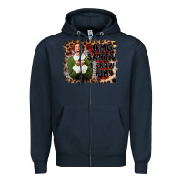 Navy omg santa i know him elf Zipper Hoodie - CowGirlArtShop