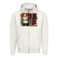 Oatmeal Heather omg santa i know him elf Zipper Hoodie - CowGirlArtShop