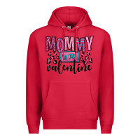 Cardinal mommy is my valentine Premium Hoodie - OliviaCreatesArt