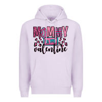 Lilac mommy is my valentine Premium Hoodie - OliviaCreatesArt