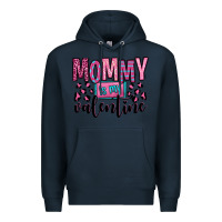 Navy mommy is my valentine Premium Hoodie - OliviaCreatesArt