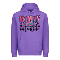 Purple mommy is my valentine Premium Hoodie - OliviaCreatesArt