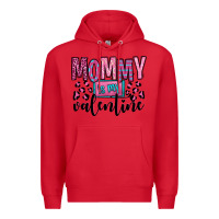 Red mommy is my valentine Premium Hoodie - OliviaCreatesArt