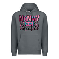 Rock mommy is my valentine Premium Hoodie - OliviaCreatesArt