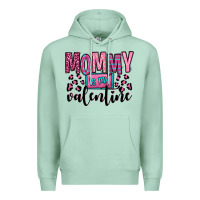 Seafoam mommy is my valentine Premium Hoodie - OliviaCreatesArt