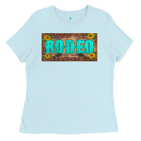 Baby Blue western rodeo sunflowers weapon  license plate template Ladies Tee - BarkalooDesign
