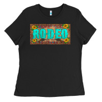 Black western rodeo sunflowers weapon  license plate template Ladies Tee - BarkalooDesign