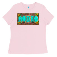 Bubblegum Pink western rodeo sunflowers weapon  license plate template Ladies Tee - BarkalooDesign