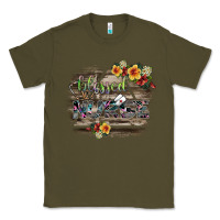 Army Green blessed nurse Classic Tee - SublimationCraftShop