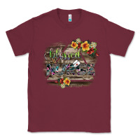 Burgundy blessed nurse Classic Tee - SublimationCraftShop