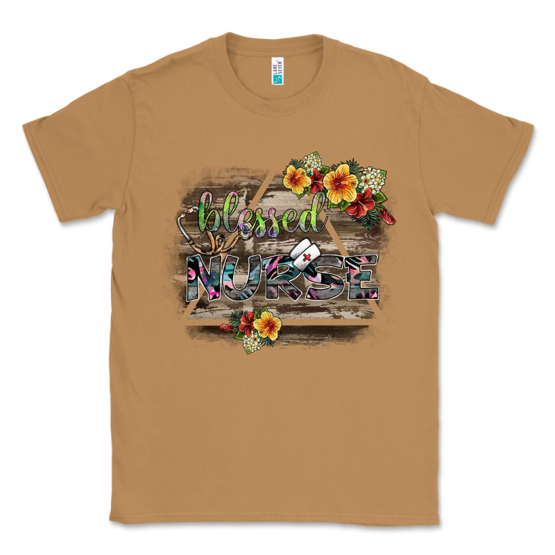 Blessed Nurse Classic Tee by SublimationCraftShop | Teevron