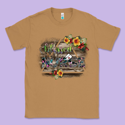 Blessed Nurse Classic Tee Designed By Sublimationcraftshop