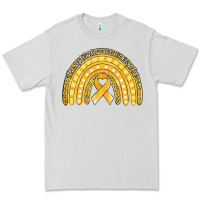 Dove Grey childhood cancer awareness rainbow (1) Premium Tee - Jasminsmagicworld