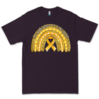 Plum childhood cancer awareness rainbow (1) Premium Tee - Jasminsmagicworld