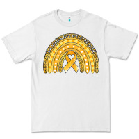 White childhood cancer awareness rainbow (1) Premium Tee - Jasminsmagicworld