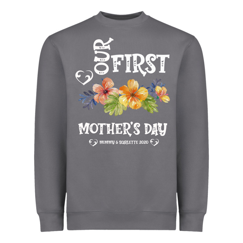 Our Fırst Mother's Day Mommy & Scarlette 2020 Heavyweight Sweatshirt by Bettercallsaul | Teevron
