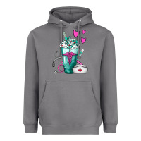 Storm Nurse Frappe Heavyweight Hoodie - FaDigitalArtStudio