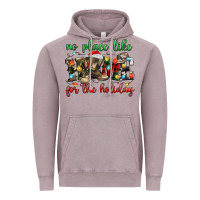 Vintage Zinc no place like for the holiday Vintage Hoodie - MaliasSmallBusiness